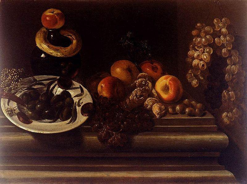 Juan Bautista de Espinosa Still Life Of Fruits And A Plate Of Olives oil painting picture
